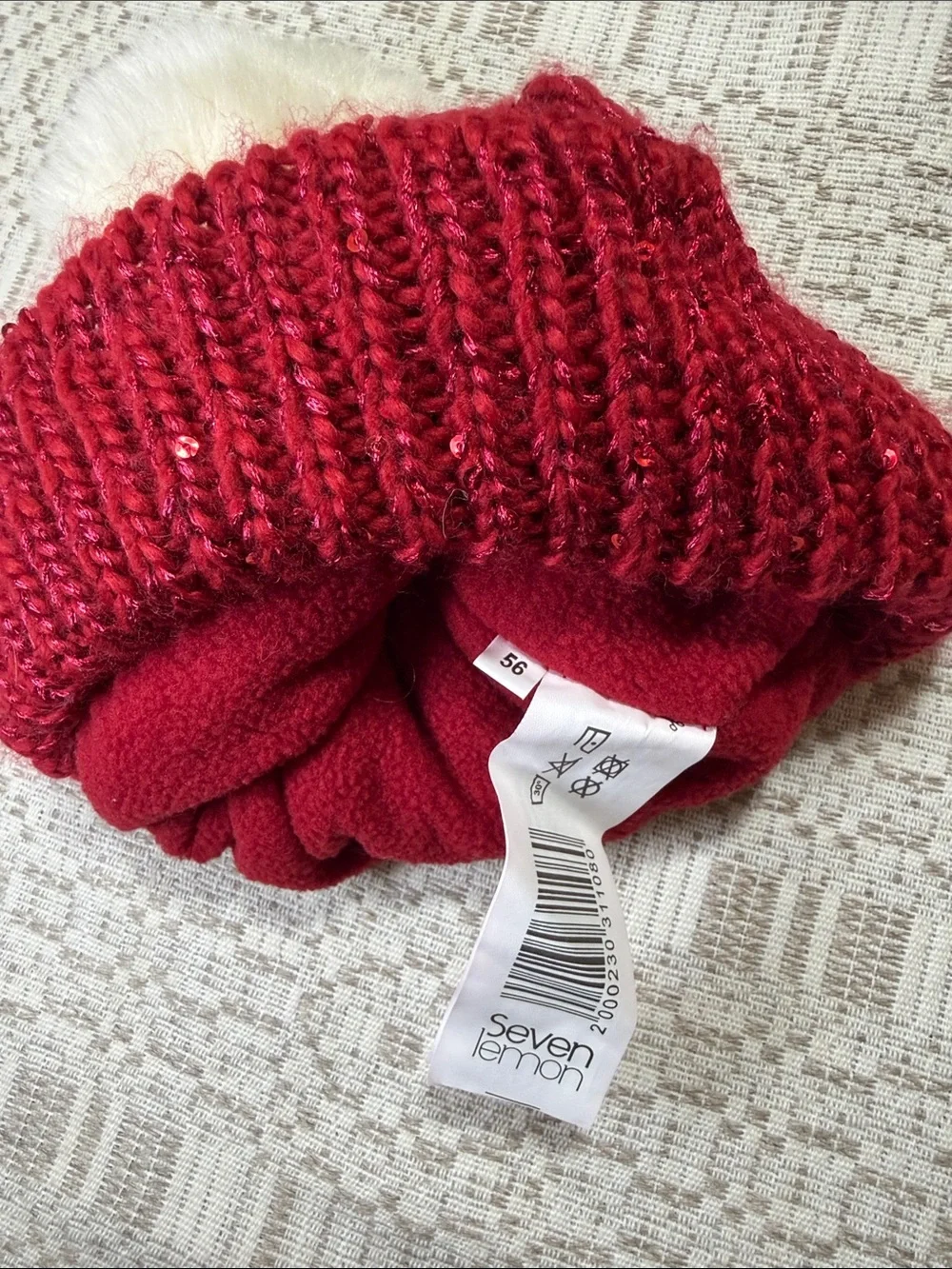 Kids Knit Pom Beanie Hat